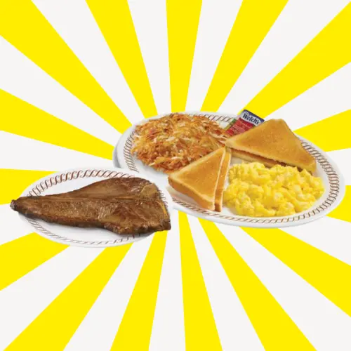 T-BONE & EGGS BREAKFAST of Waffle House