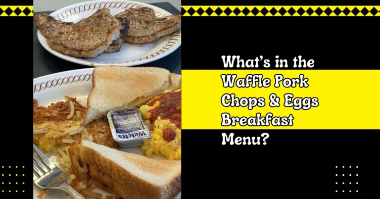 Waffle House Pork Chops & Eggs Breakfast