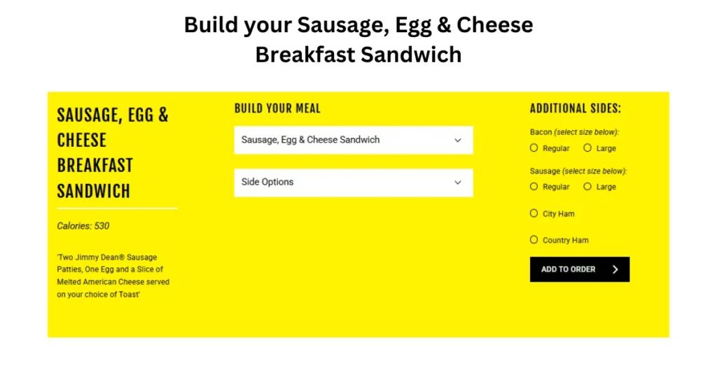 Waffle House Sausage, Egg & Cheese Breakfast Sandwich