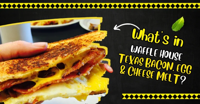 Waffle House Texas Bacon, Egg & Cheese Melt