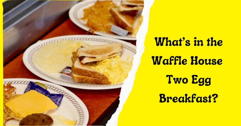Waffle House Two Egg Breakfast in a plate